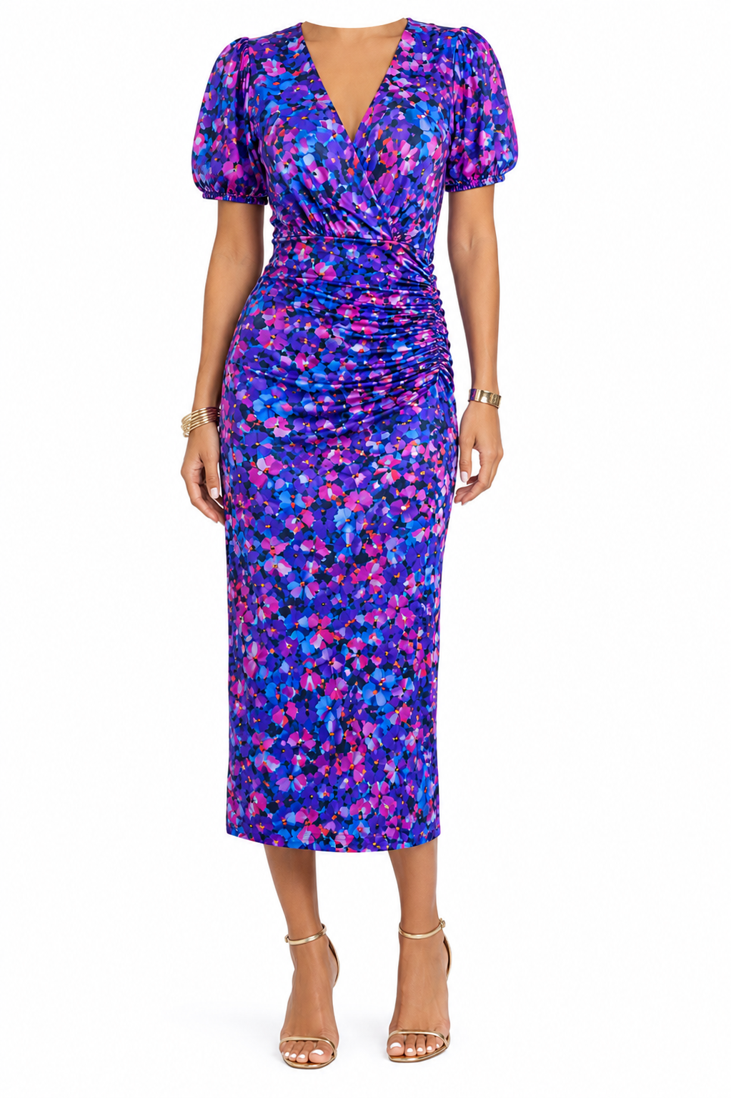 Vestido Marisma — Vestido Midi Fruncido