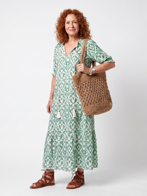 Ilara — Vestido Midi con Escote en V