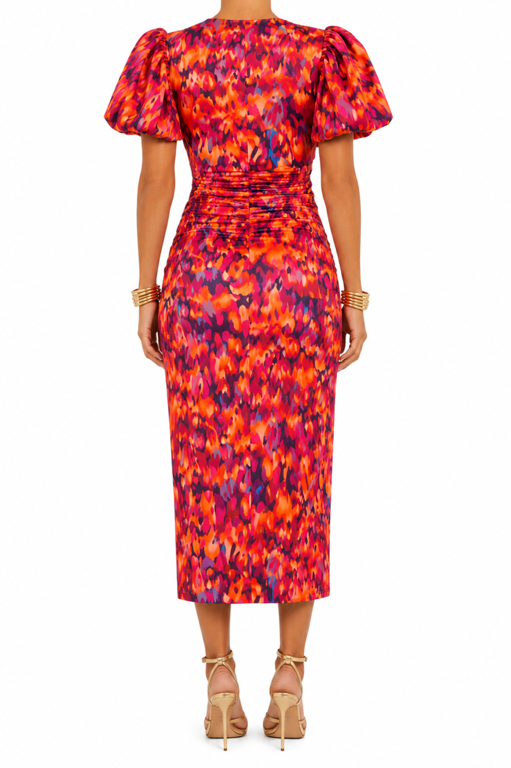 Vestido Marisma — Vestido Midi Fruncido