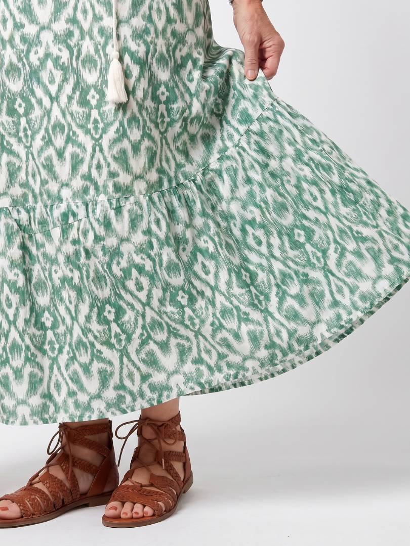 Ilara — Vestido Midi con Escote en V