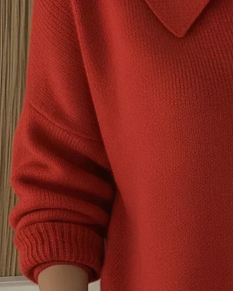 Vega — Chaqueta de Punto con Cuello Camisero