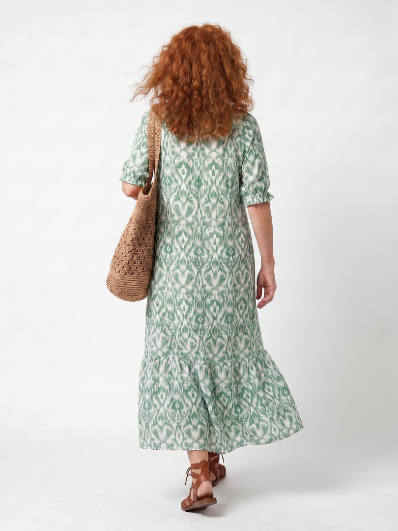 Ilara — Vestido Midi con Escote en V
