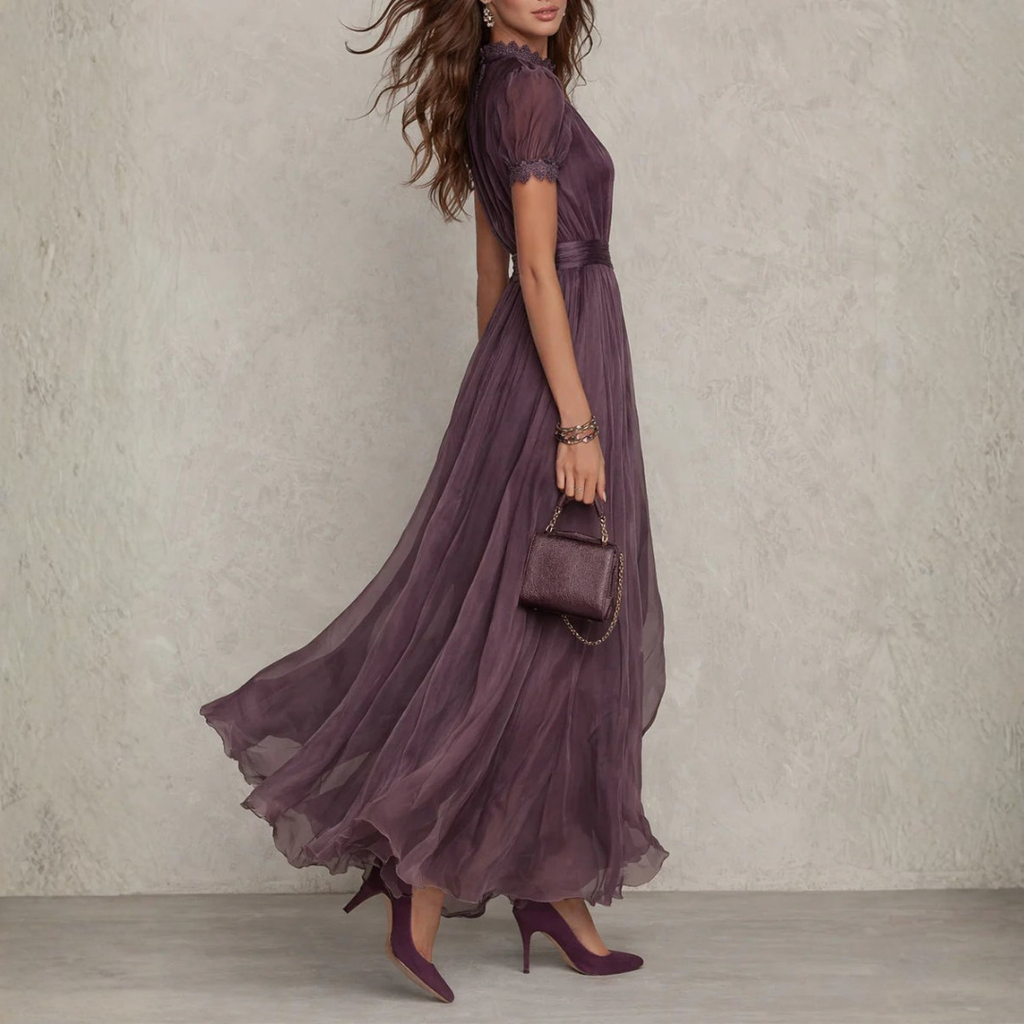 Vestido Vivienne caída de gasa