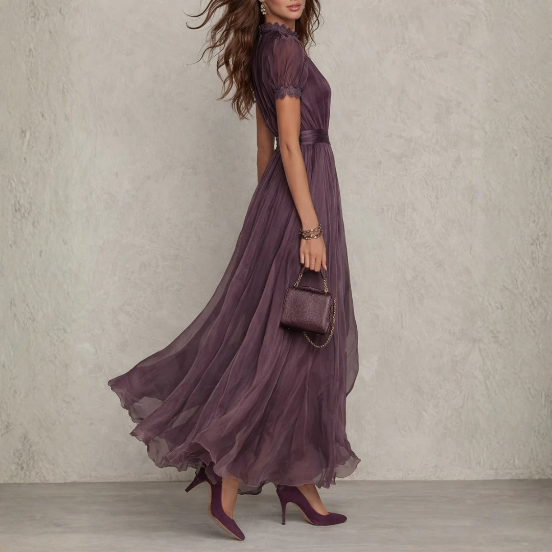 Vestido Vivienne caída de gasa