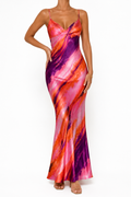 Vestido Llamas de Seda