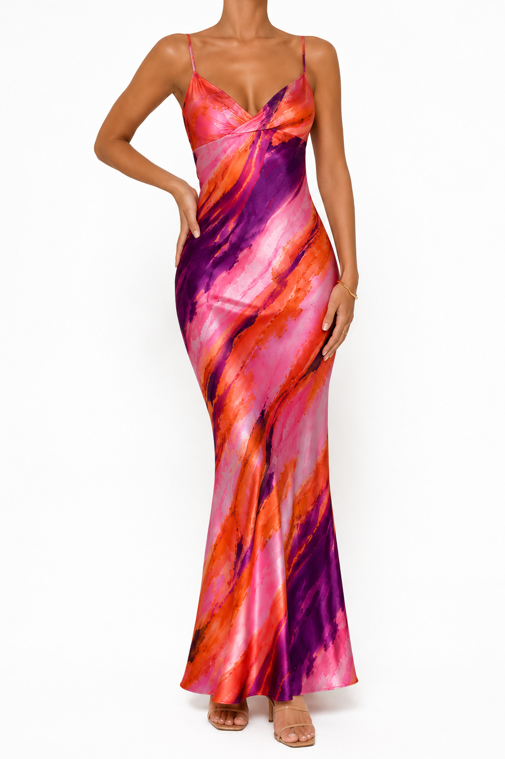 Vestido Llamas de Seda