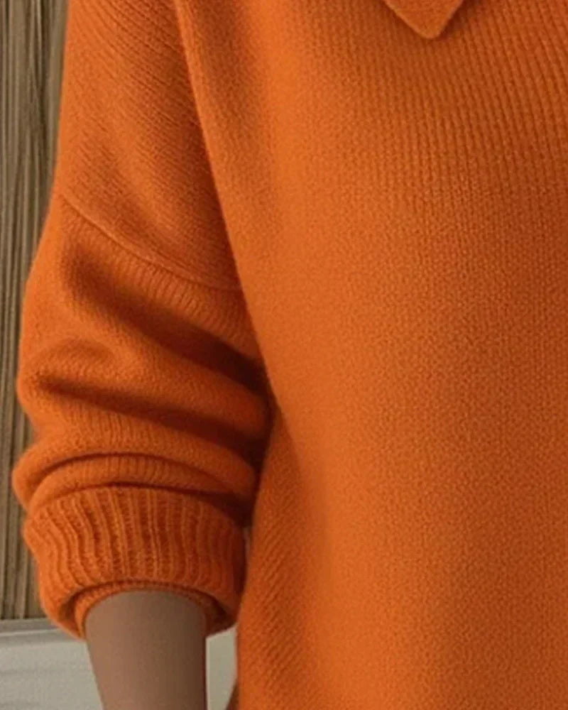 Vega — Chaqueta de Punto con Cuello Camisero