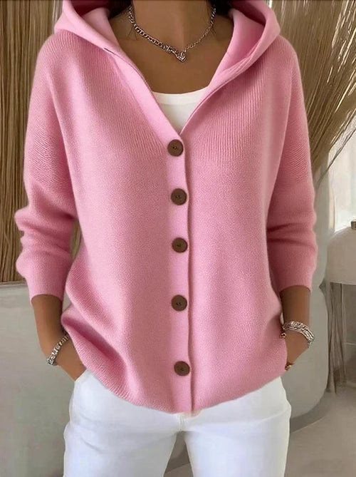 Rocío — Chaqueta de Punto con Capucha