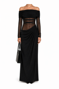 Vestido YASMIN OFF-SHOULDER MAXI