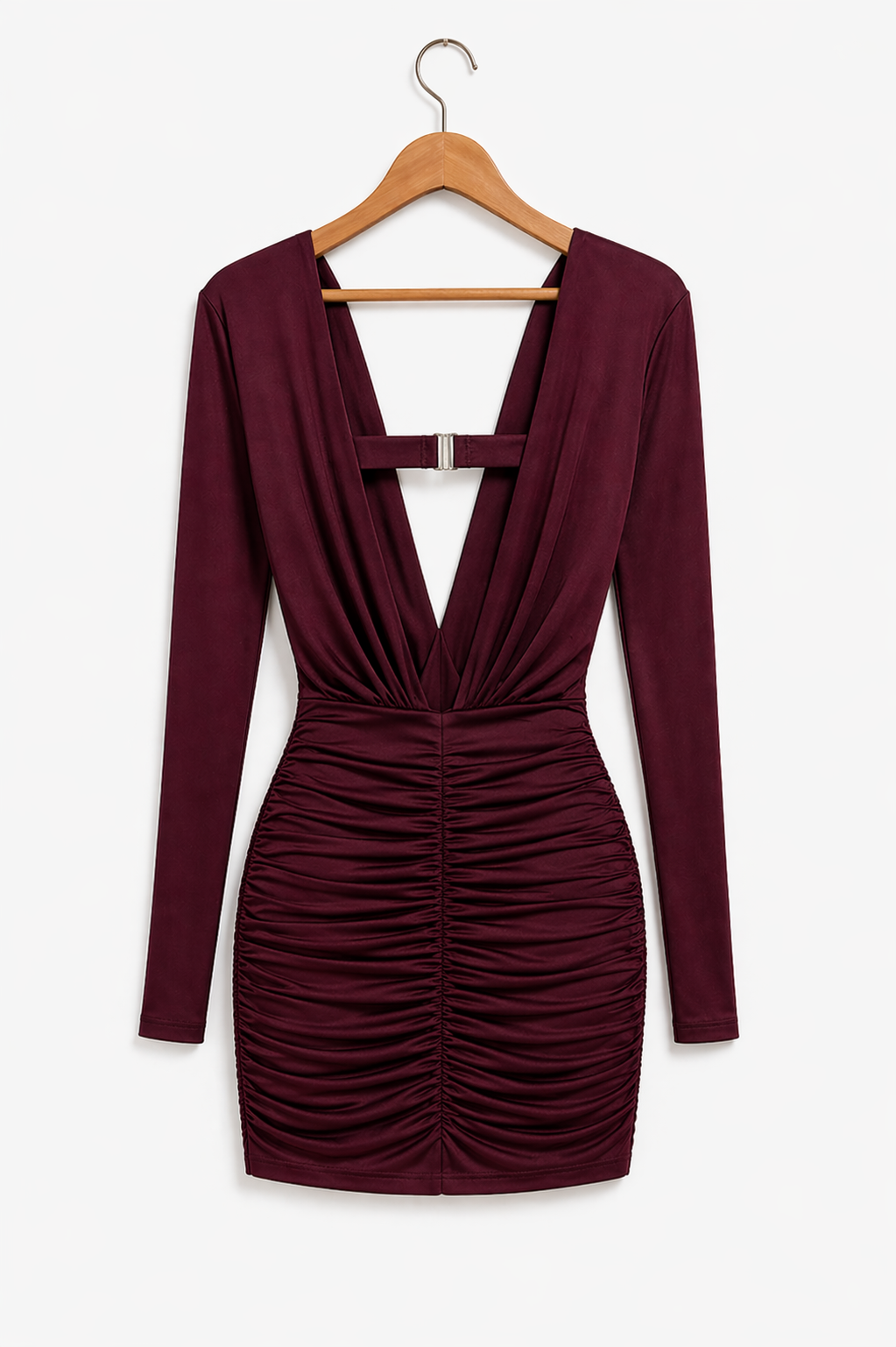 Vestido AMELIA DEEP PLUM