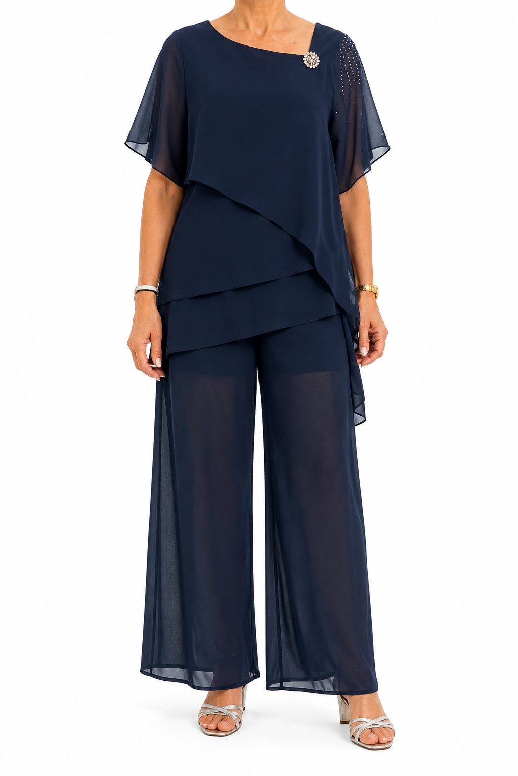 Conjunto Marina — Conjunto de Gasa de 2 Piezas