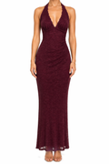 Vestido DESTINY LACE BURGUNDY