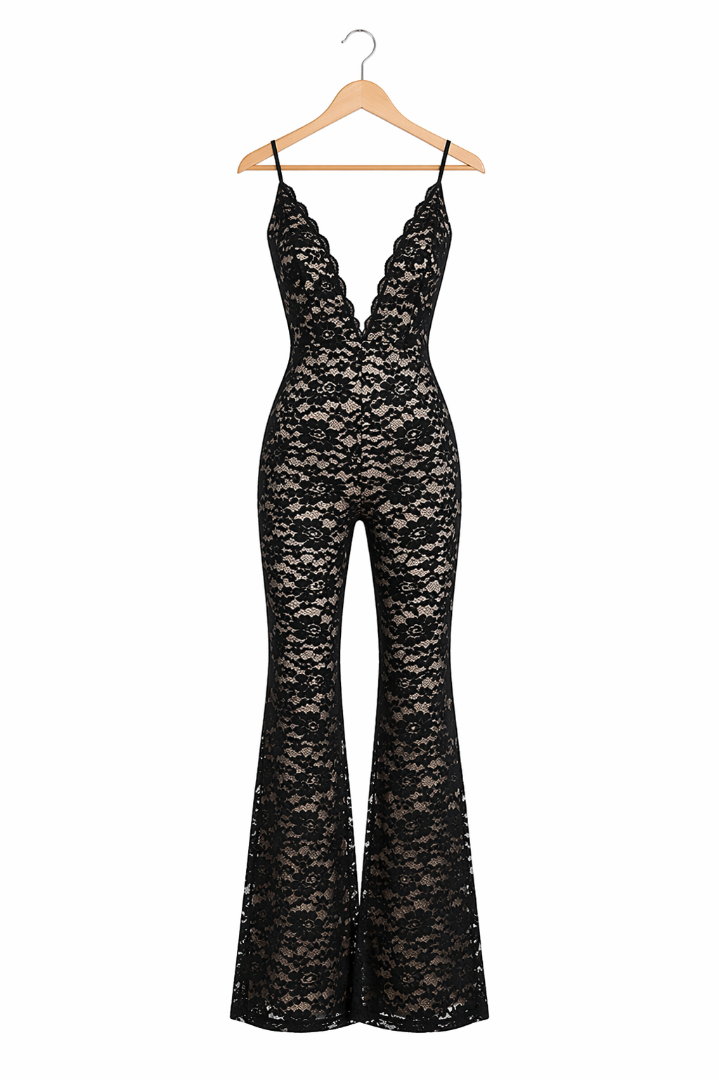 Mono LACE BACKLESS GLAM BLACK