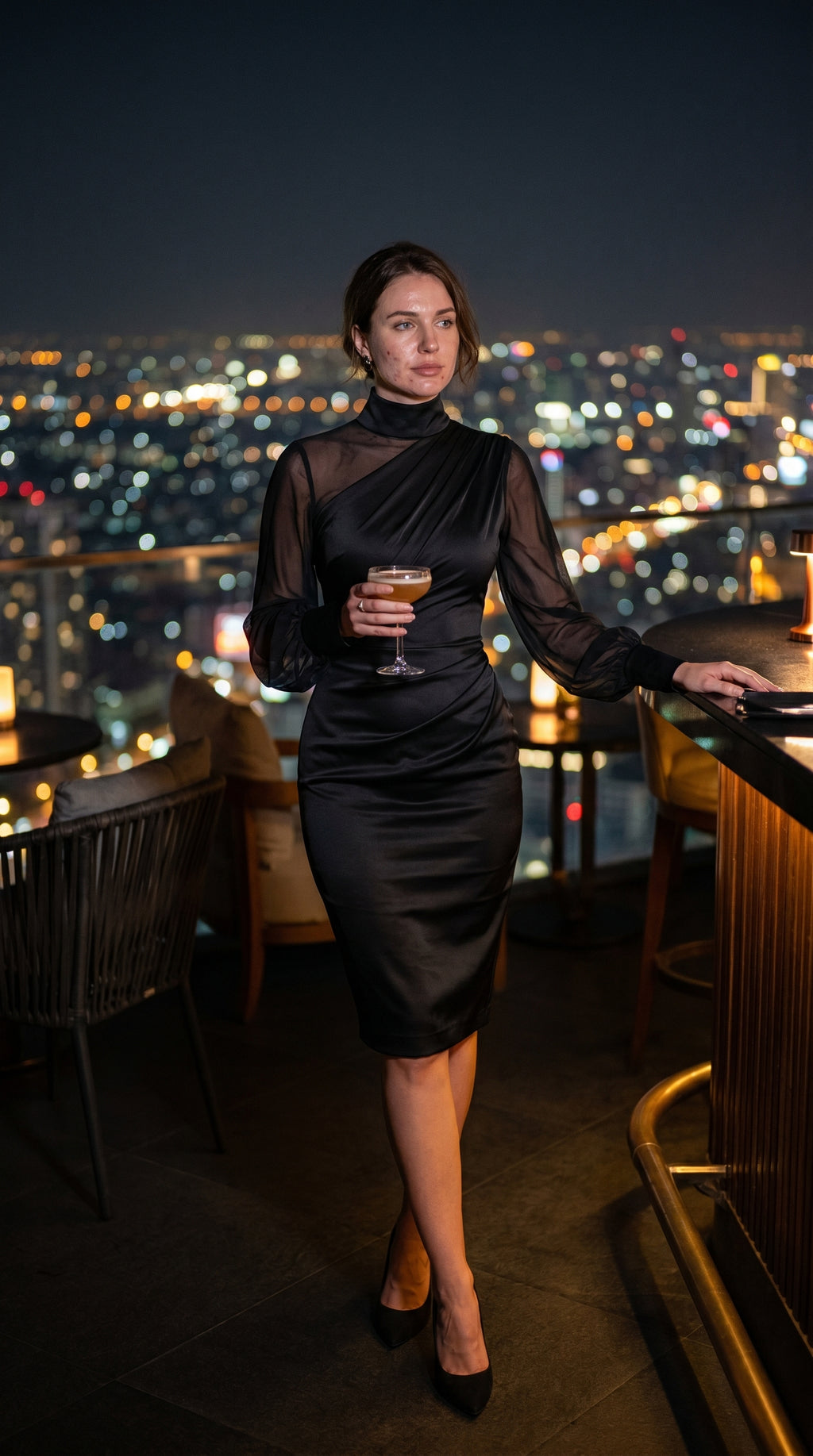 Vestido Sombra de Seda — El negro que no pasa desapercibido