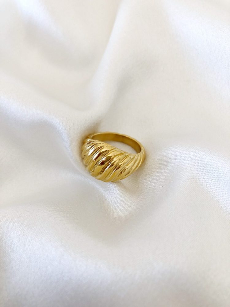 Anillo GOLD WAVE