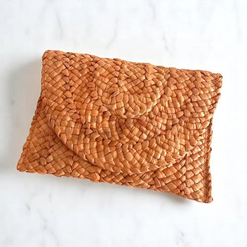 Bolso Paja Naranja