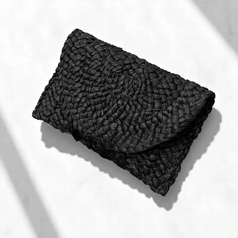 Bolso Paja Negro
