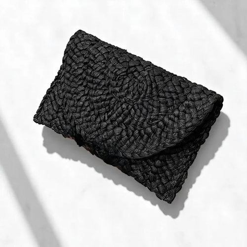 Bolso Paja Negro