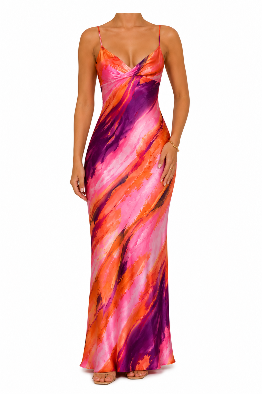 Vestido Llamas de Seda