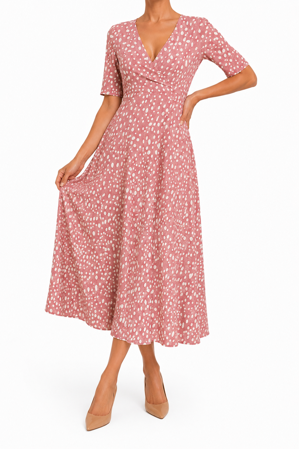 Vestido Alborada — Vestido Midi de Lunares