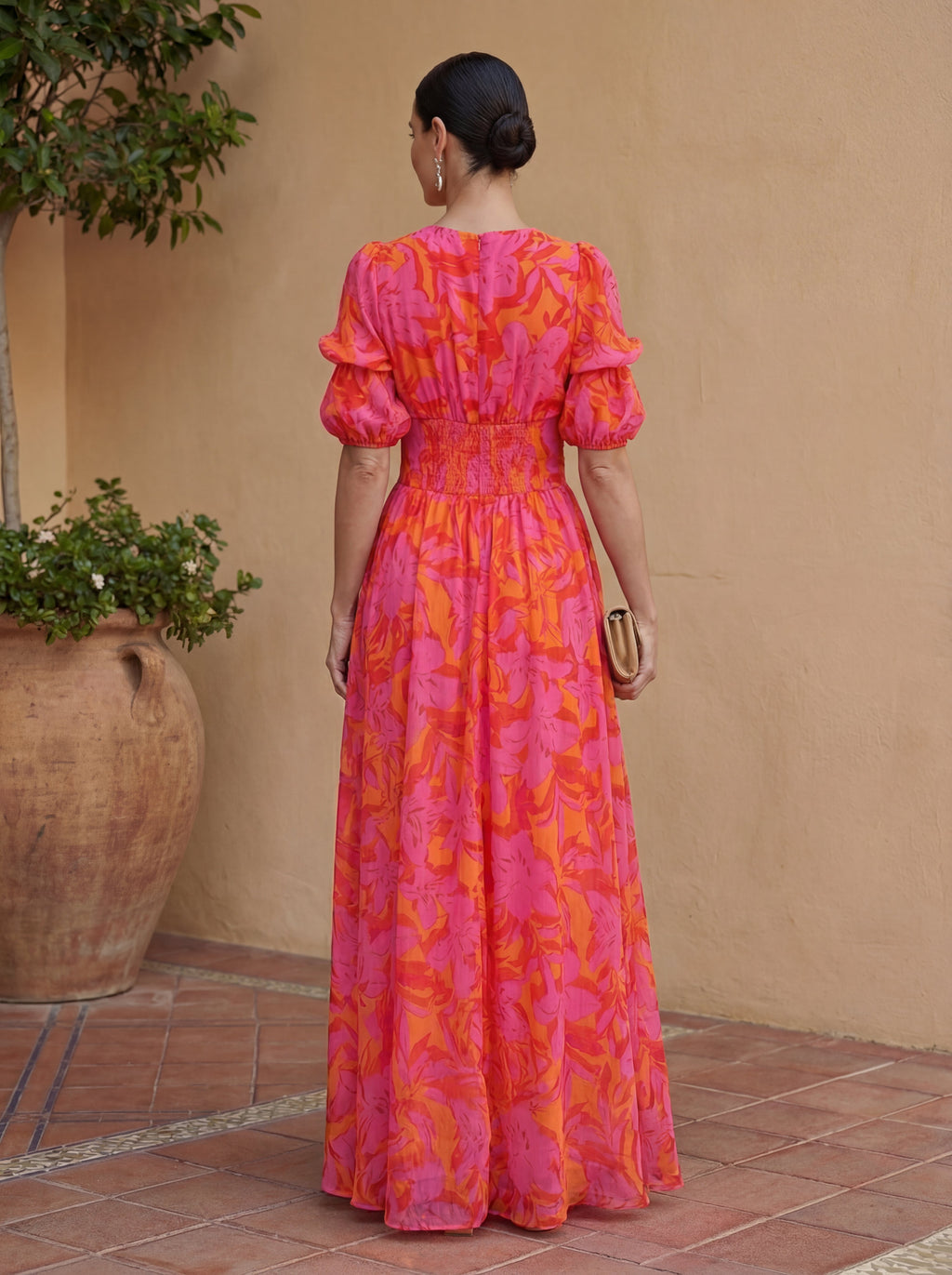 Calima vestido midi floral