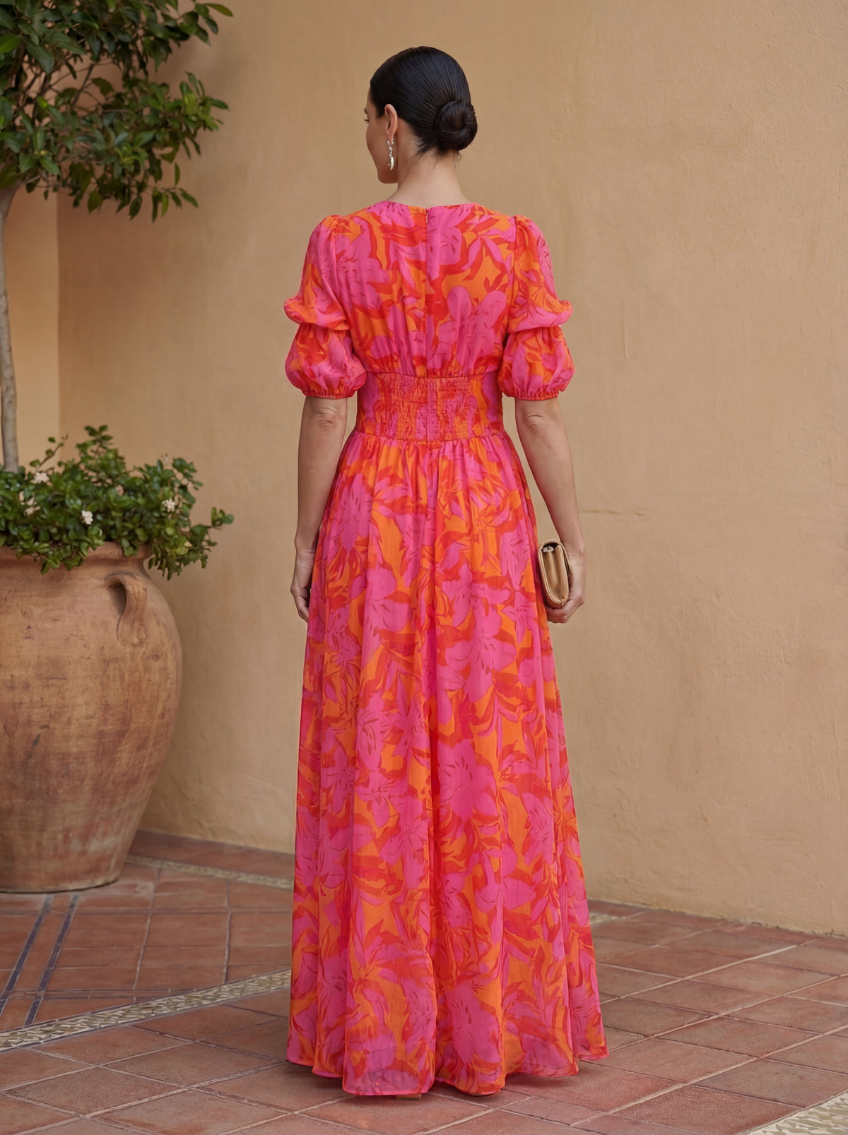 Calima vestido midi floral