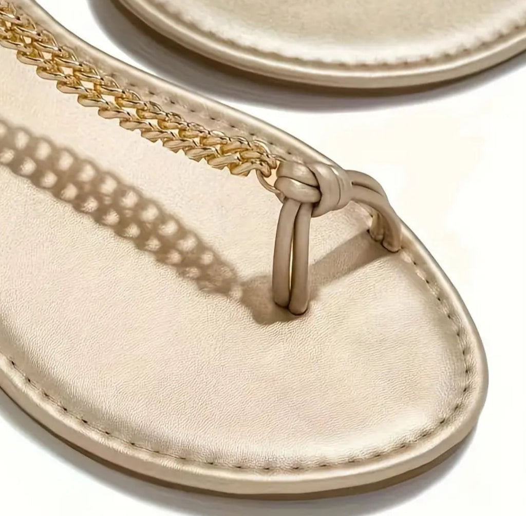 Sandalias Chain Luxe