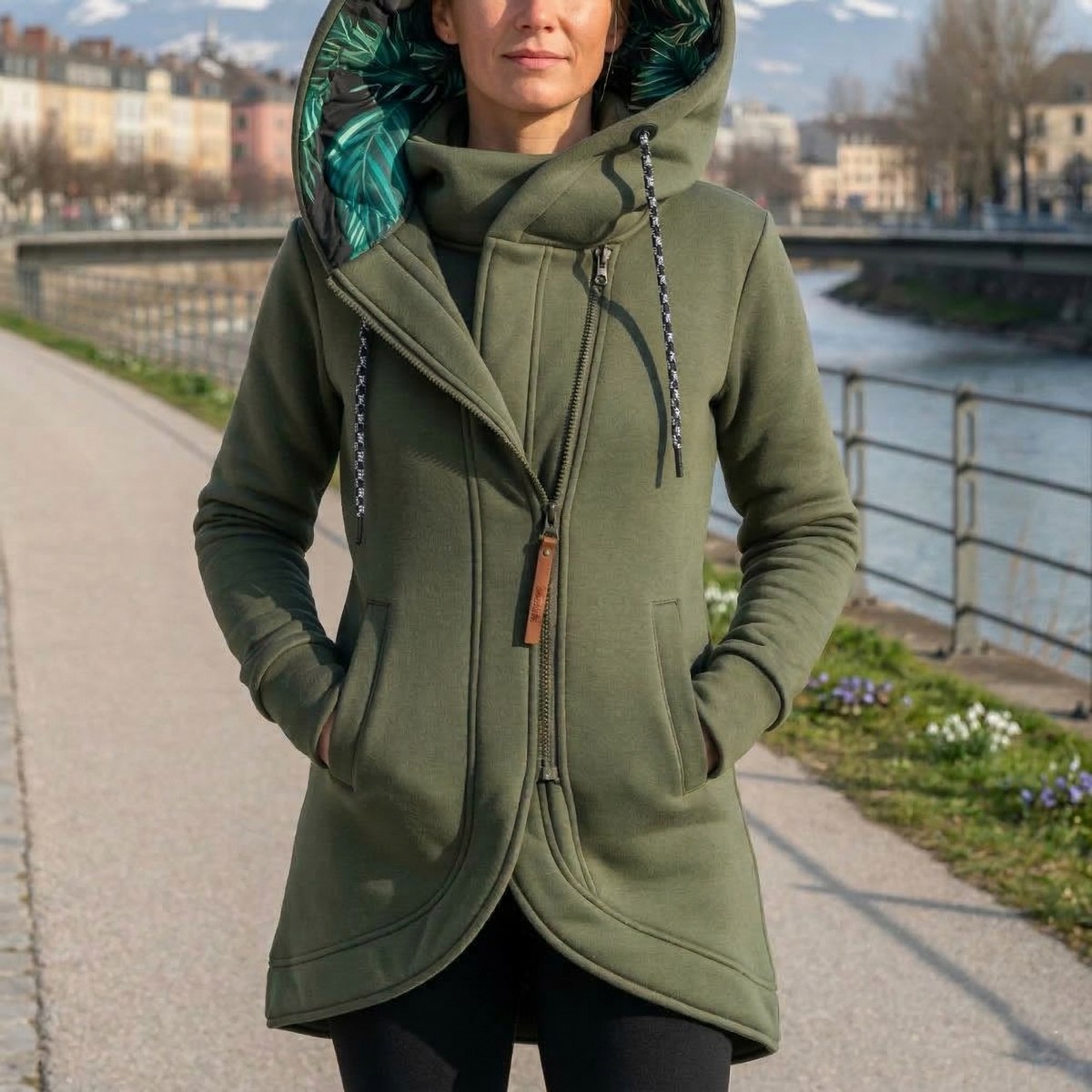 Ann chaqueta de entretiempo