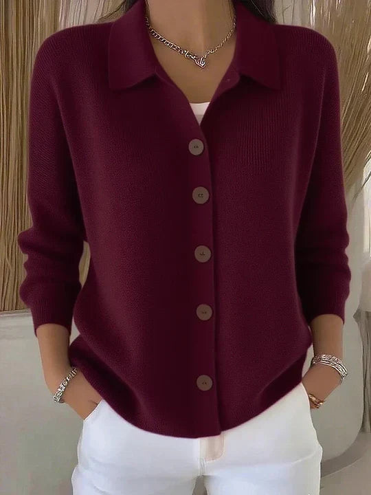 Josefina — Chaqueta de Punto con Botones
