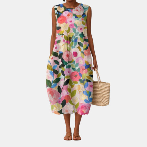 Carla — Vestido Midi de Diario