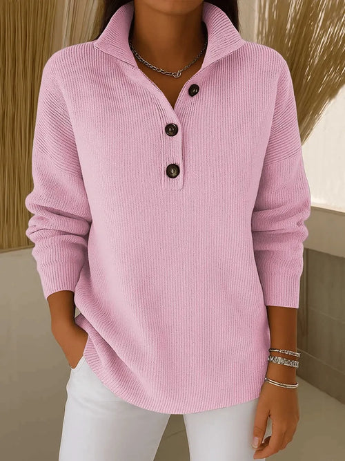 Amparo — Jersey Polo con Cuello de Pico
