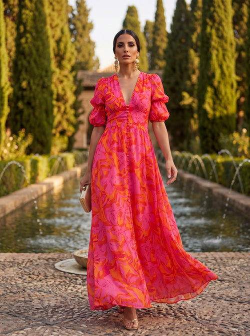 Calima — Vestido Midi Floral