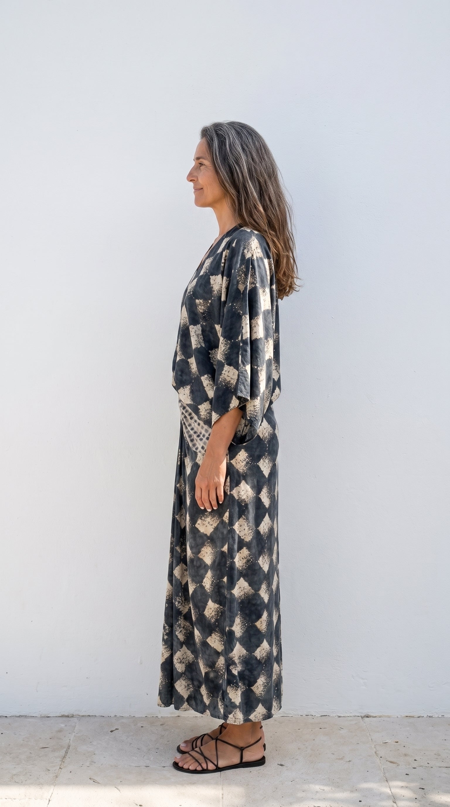 Maelia — Vestido Maxi Mosaico