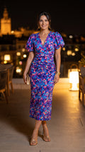 Vestido Marisma — Vestido Midi Fruncido