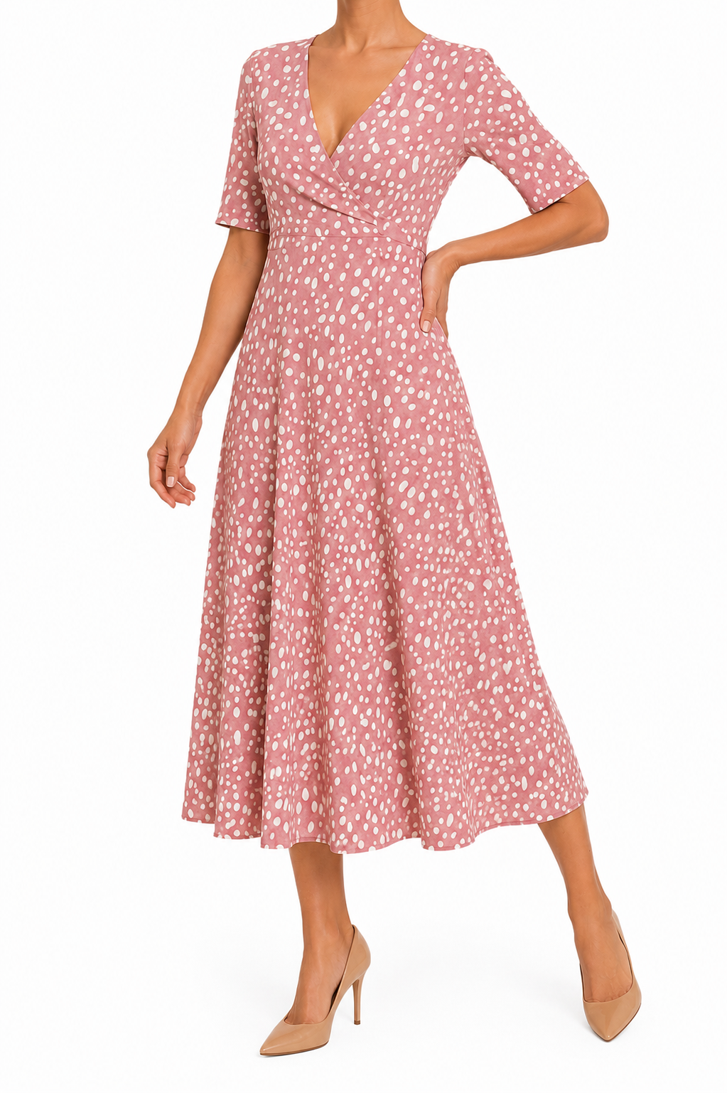 Vestido Alborada — Vestido Midi de Lunares