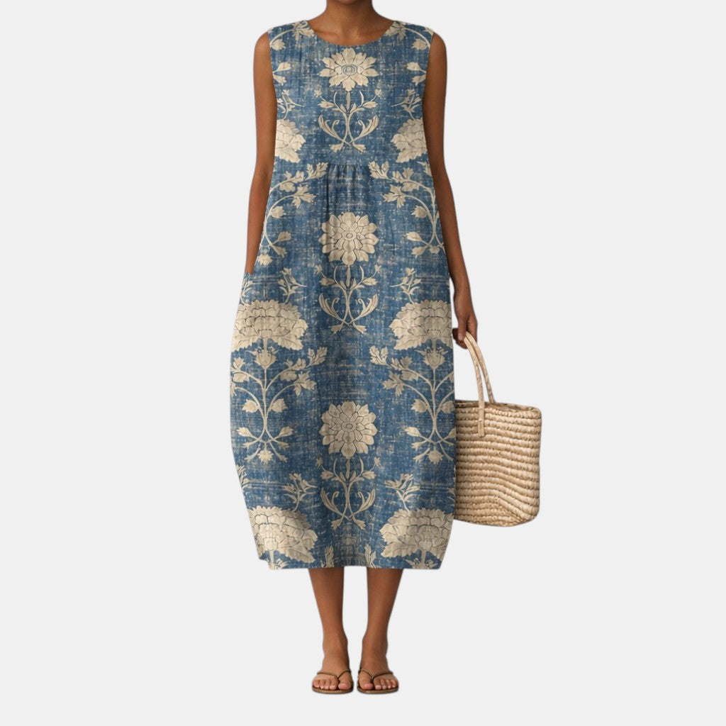 Valentina — Vestido Midi Floral