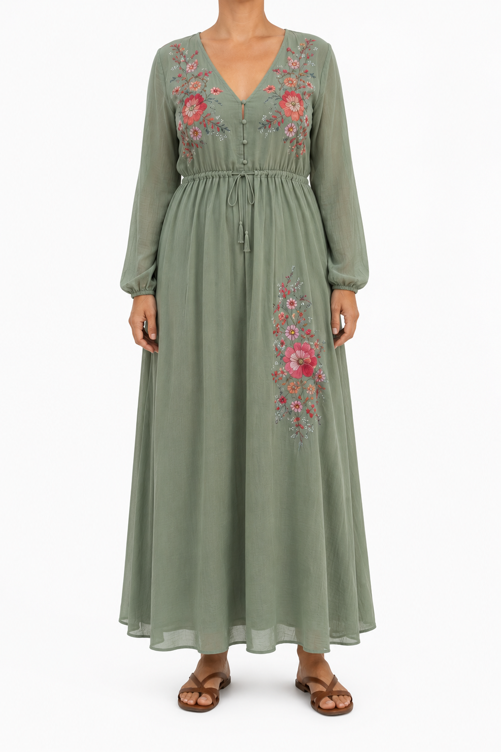 Élodine — Vestido Maxi Bohemio