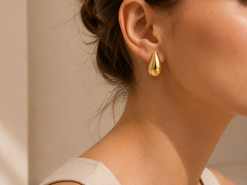AUREA | Pendientes Gota Dorados