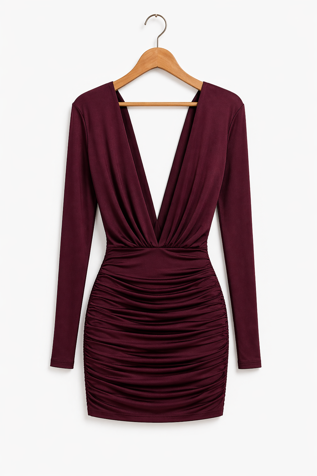 Vestido AMELIA DEEP PLUM
