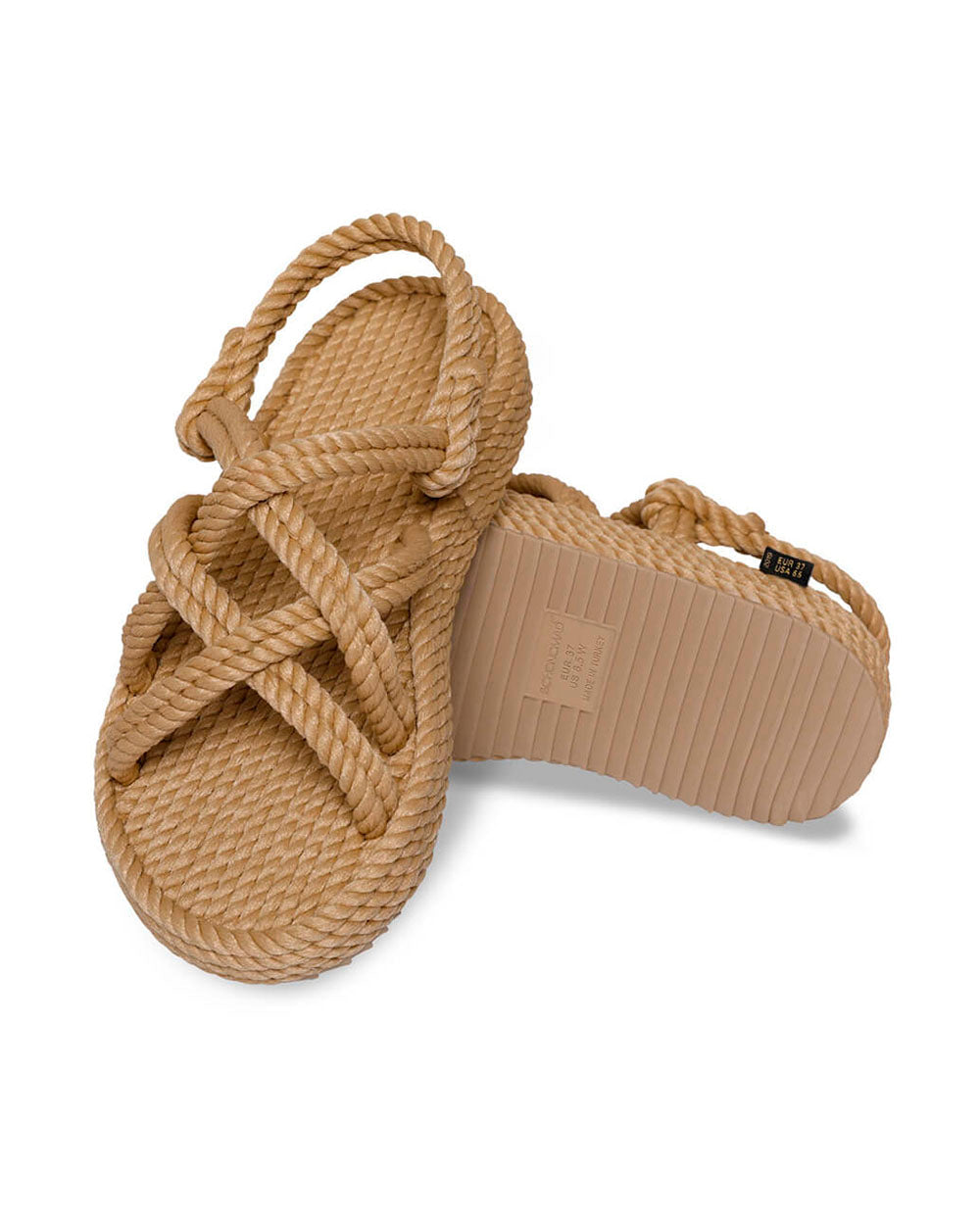 Sandalias Boho Platform Natural