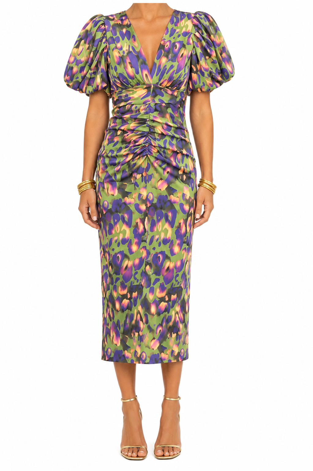 Vestido Marisma — Vestido Midi Fruncido