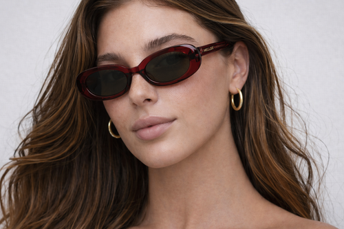 Gafas Maroon Olive