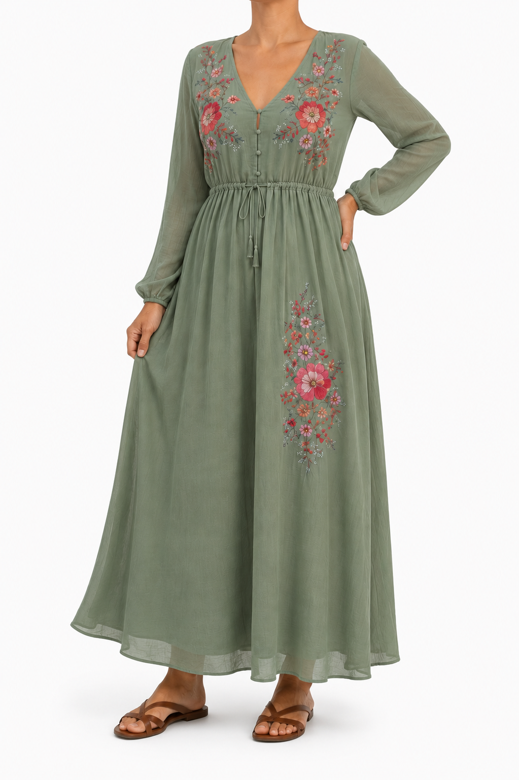 Élodine — Vestido Maxi Bohemio
