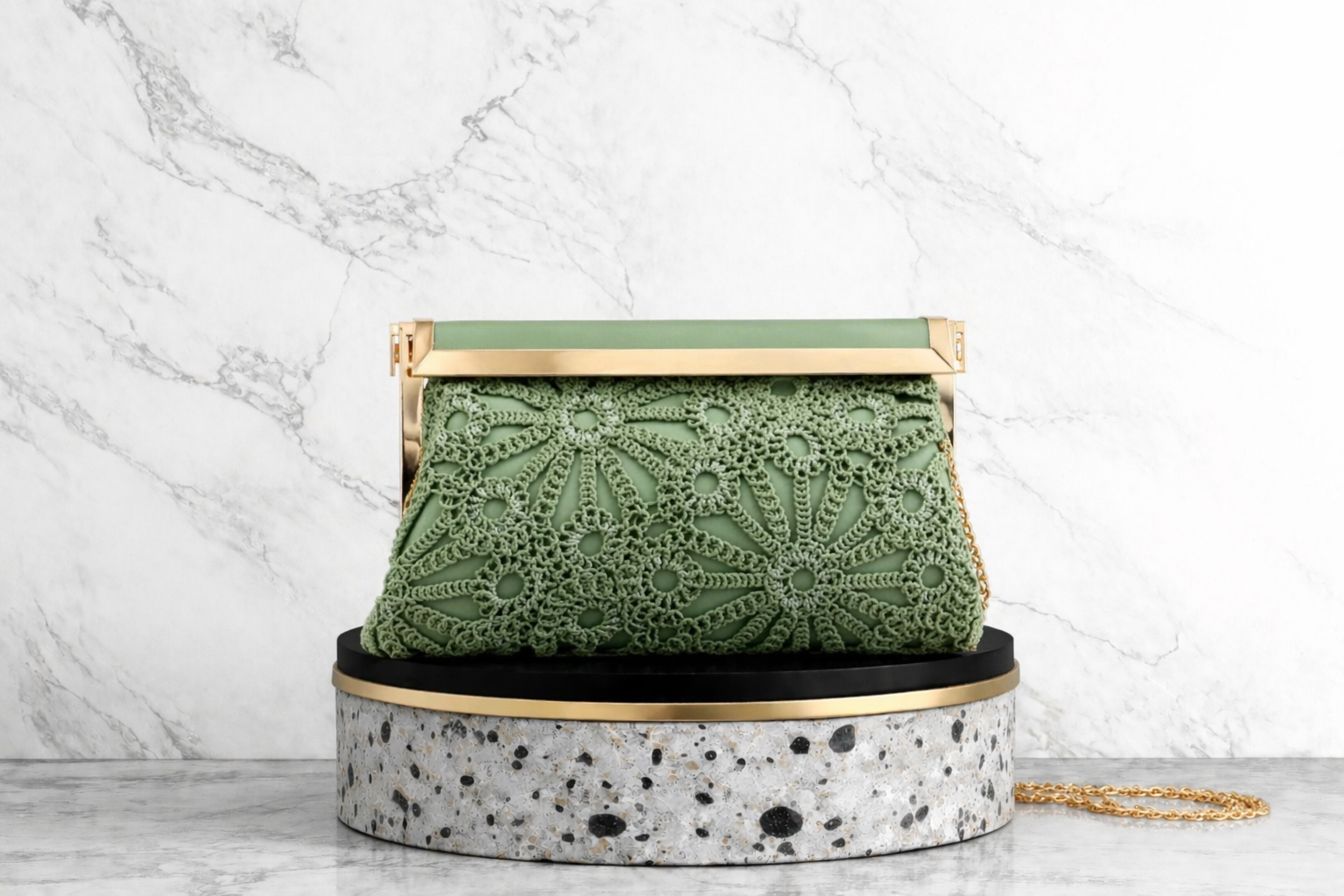 Bolso Clutch Verde