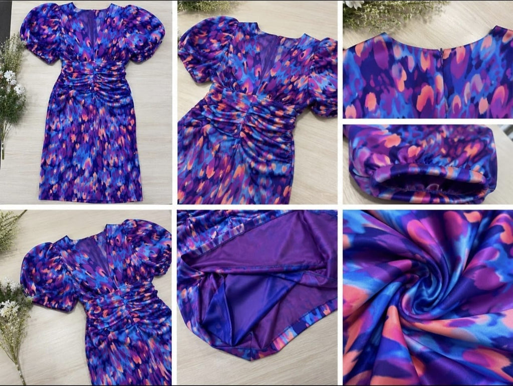Vestido Marisma — Vestido Midi Fruncido
