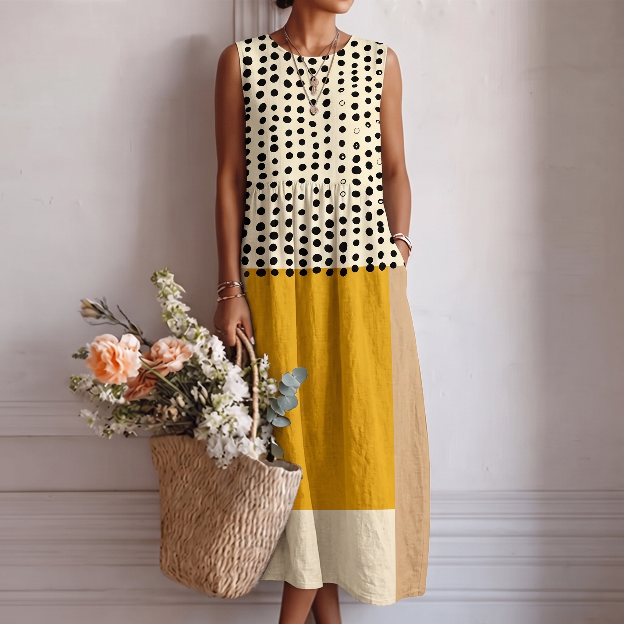 Giulia — Vestido Midi de Diario