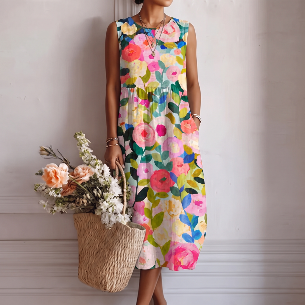 Nerea — Vestido Midi de Diario