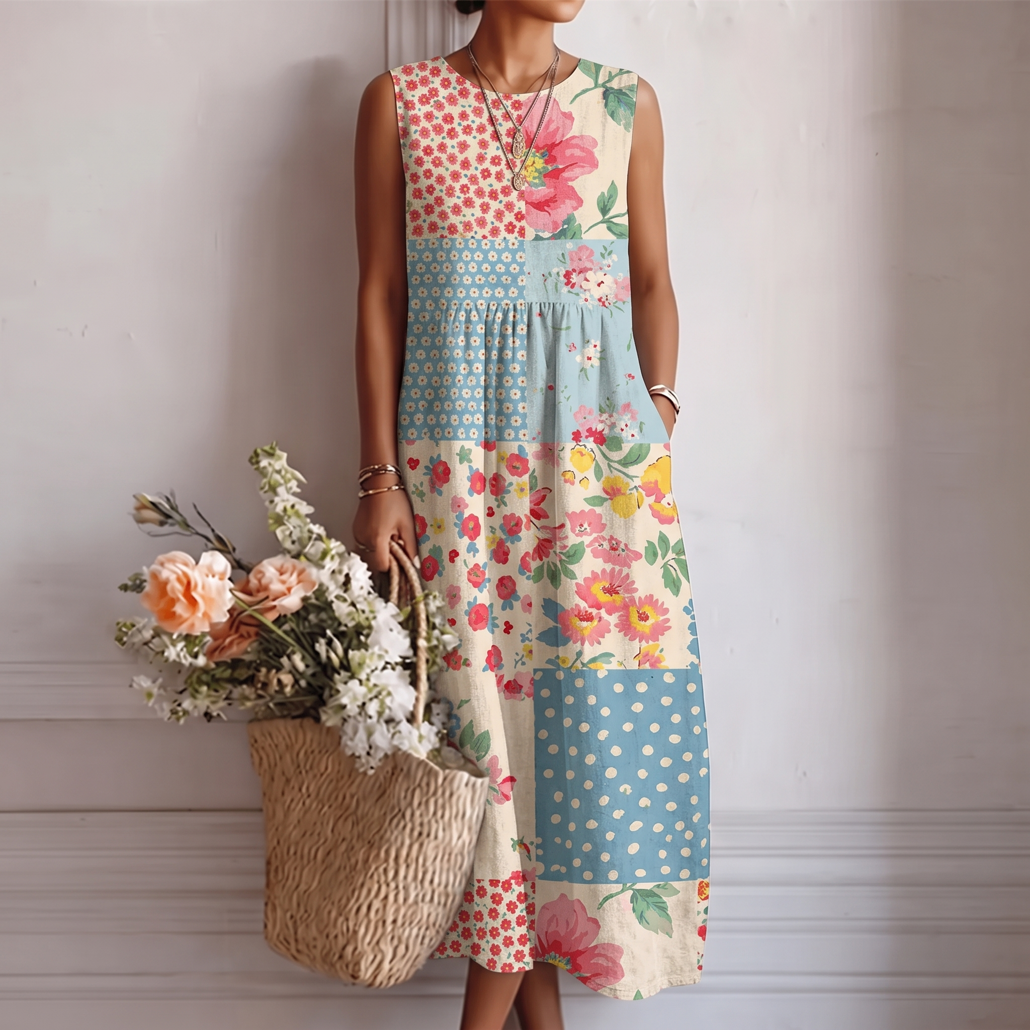 Mila — Vestido Midi de Diario