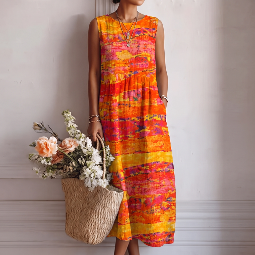 Laura — Vestido Midi de Diario