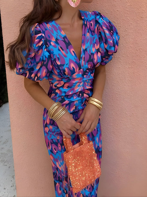 Marisma — Vestido Midi Fruncido